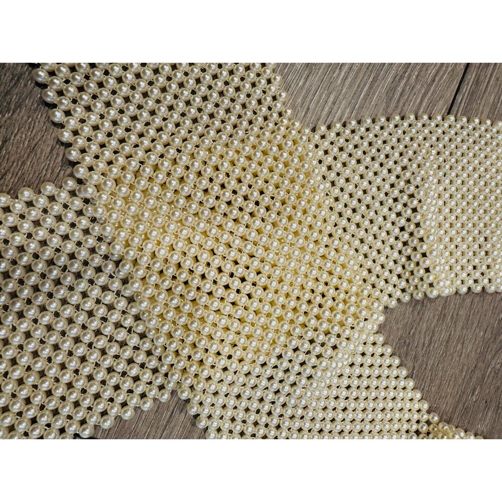 Vintage Faux Pearl Scarf Necklace Ivory Nordstrom Statement